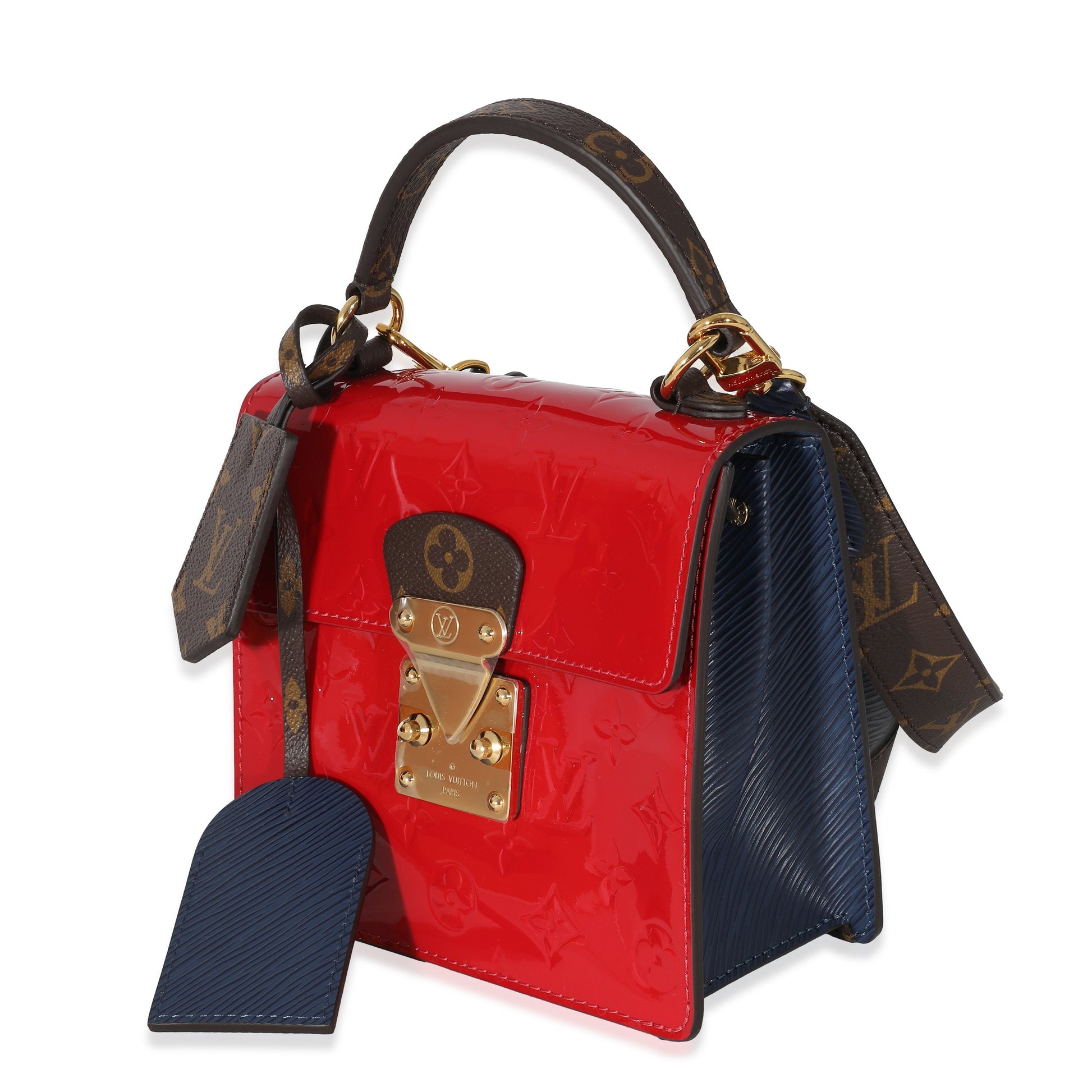 Louis Vuitton Scarlet Vernis Epi Monogram Canvas Spring Street