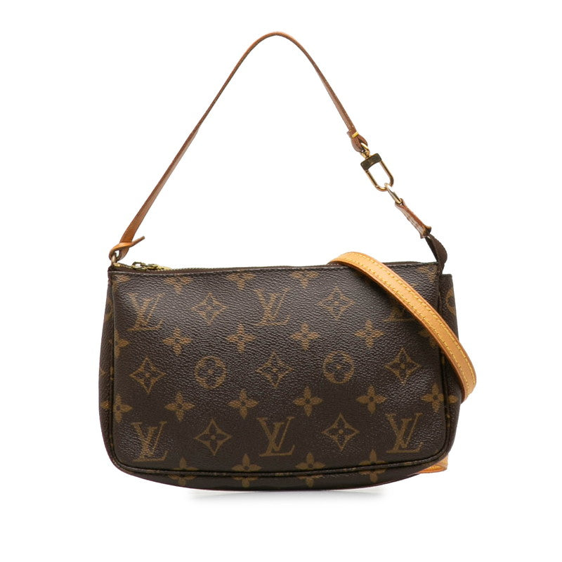 Louis Vuitton Pochette in Monogram Brown Clutch