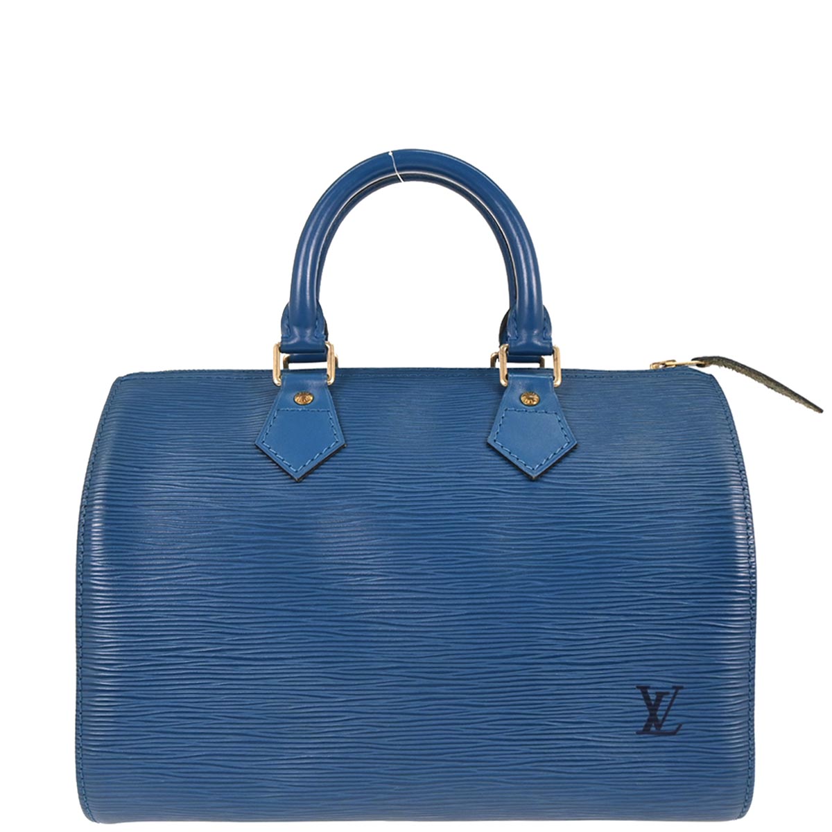 Louis Vuitton 1995 Blue Epi 25 Handbag M43015
