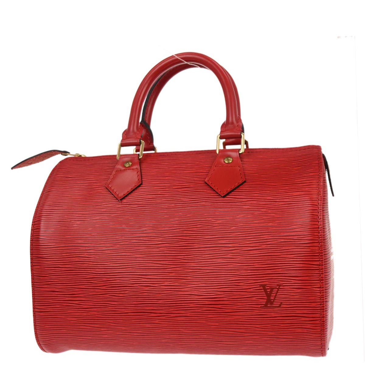 Louis Vuitton Red Epi 25 Handbag M43017