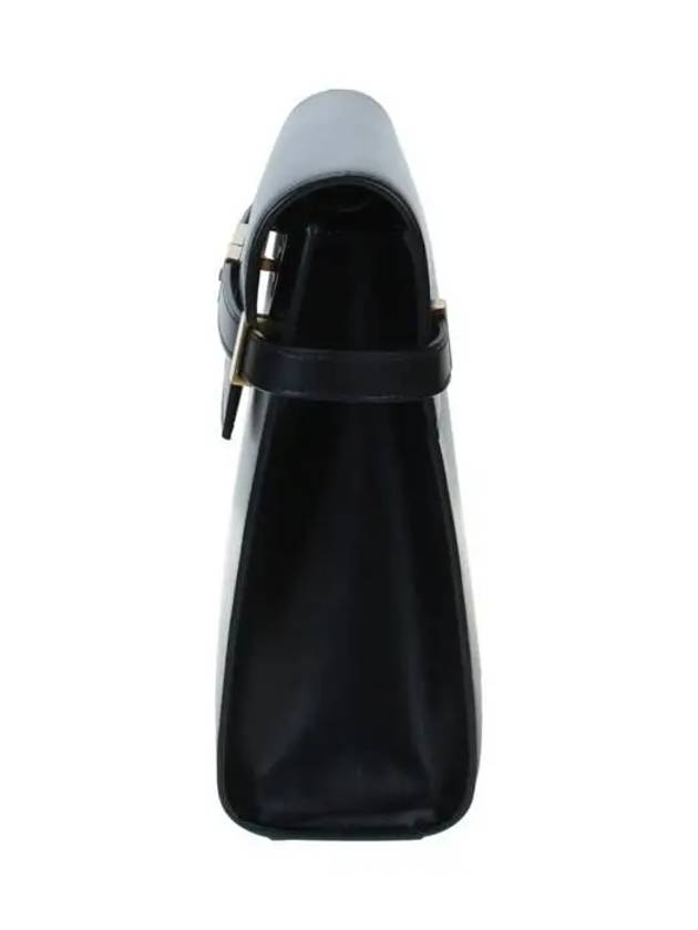 Luxury Saint Laurent Trending 2025 Manhattan Leather Shoulder Bag Black