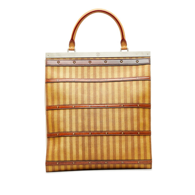 Louis Vuitton Crown Frame GM Trunk Bag Isedan Limited Handbag Shoulder Bag 2WAY Brown PVC Leather Ladies Louis Vuitton