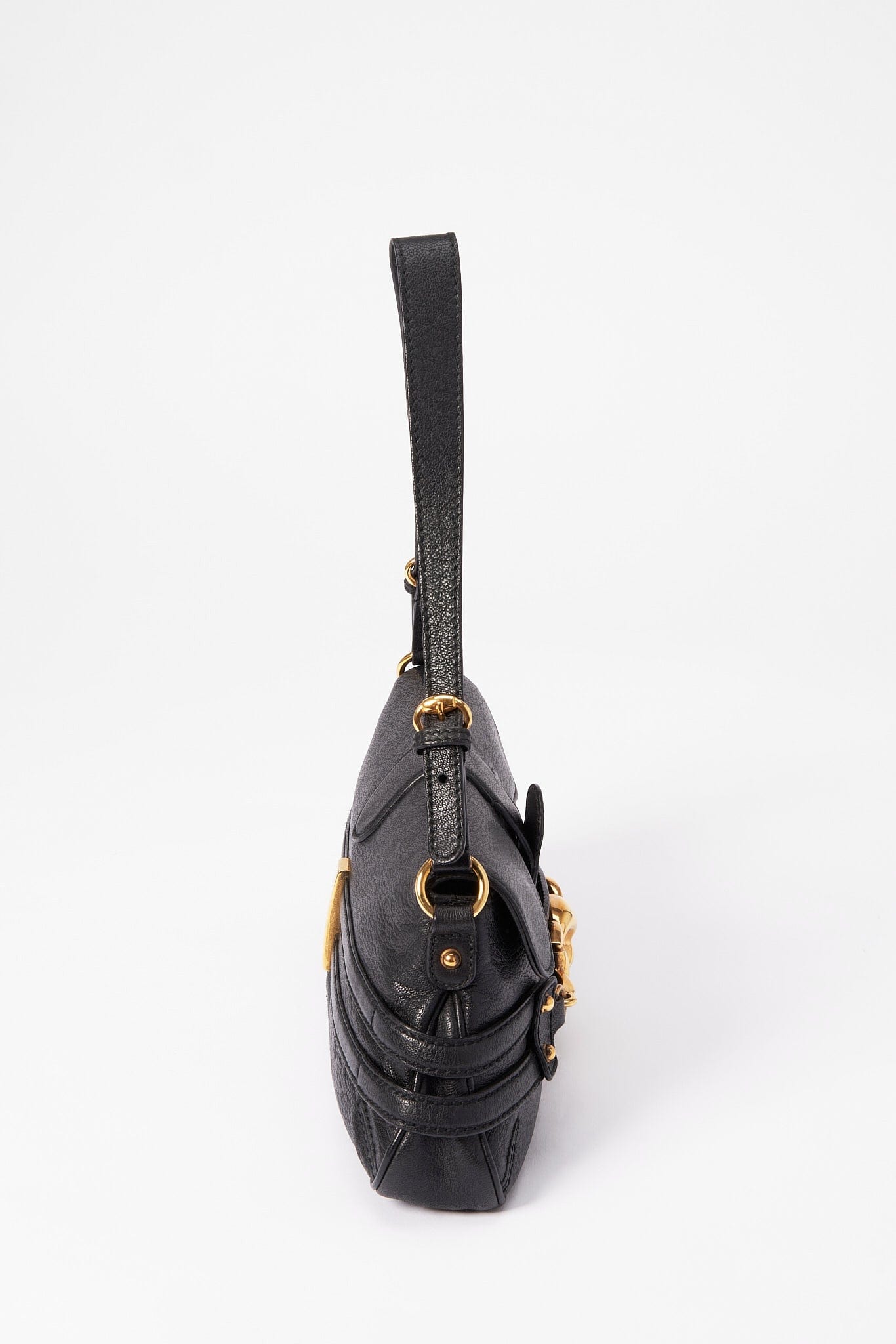 Gucci Leather Shoulder Bag Style 9