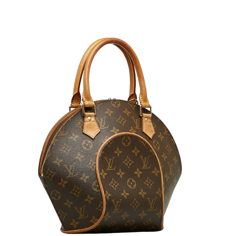 Louis Vuitton Monogram Elipse PM Handbag Brown PVC Leather Louis Vuitton