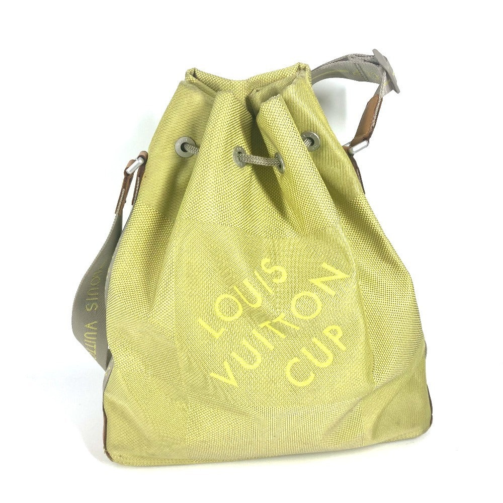 LOUIS VUITTON Shoulder Bag Damier Jean Canvas yellow LV Cup Damier Geant volunteer