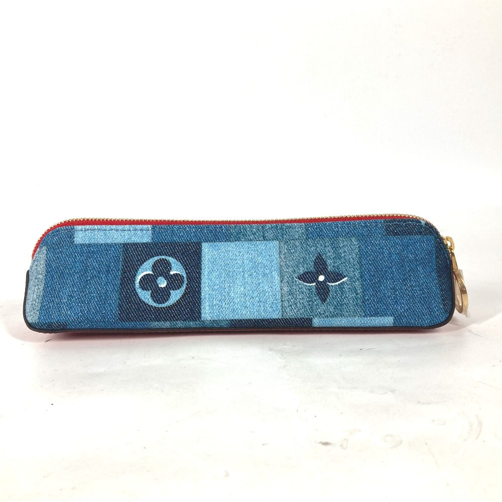 LOUIS VUITTON pencil case Monogram denim blue Monogram denim Truth Elizabeth Women
