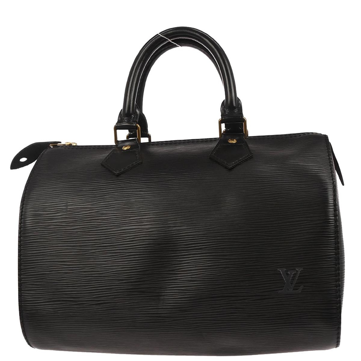 Louis Vuitton 1990 Black Epi 25 Handbag M43012