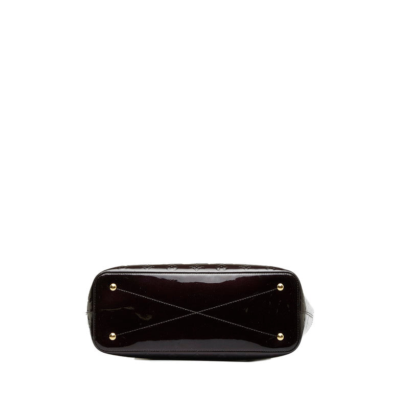 Louis Vuitton Monogram Verney Long Beach MM Tortoise Bag Amarant Pearl Patent Leather Louis Vuitton