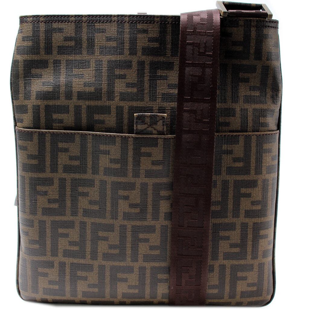 Fendi 7VA207 Spalmati Zucca Messenger Bag