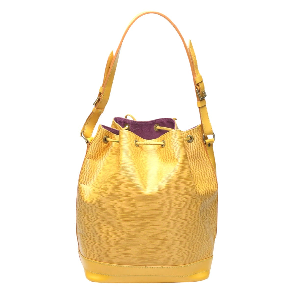 LOUIS VUITTON Shoulder Bag Epi Leather yellow Drawstring type Shoulder Bag Epi Noe unisex(Unisex)
