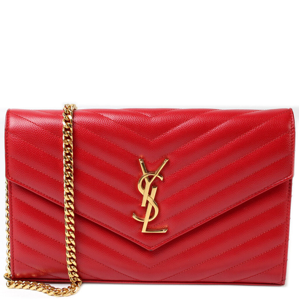 Saint Laurent Grain De Chain Wallet Bag