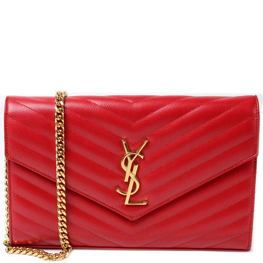 Saint Laurent Grain De Chain Wallet Bag