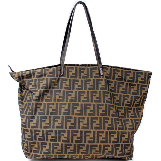 Fendi 8BH026 Zucca Nylon Tote Bag