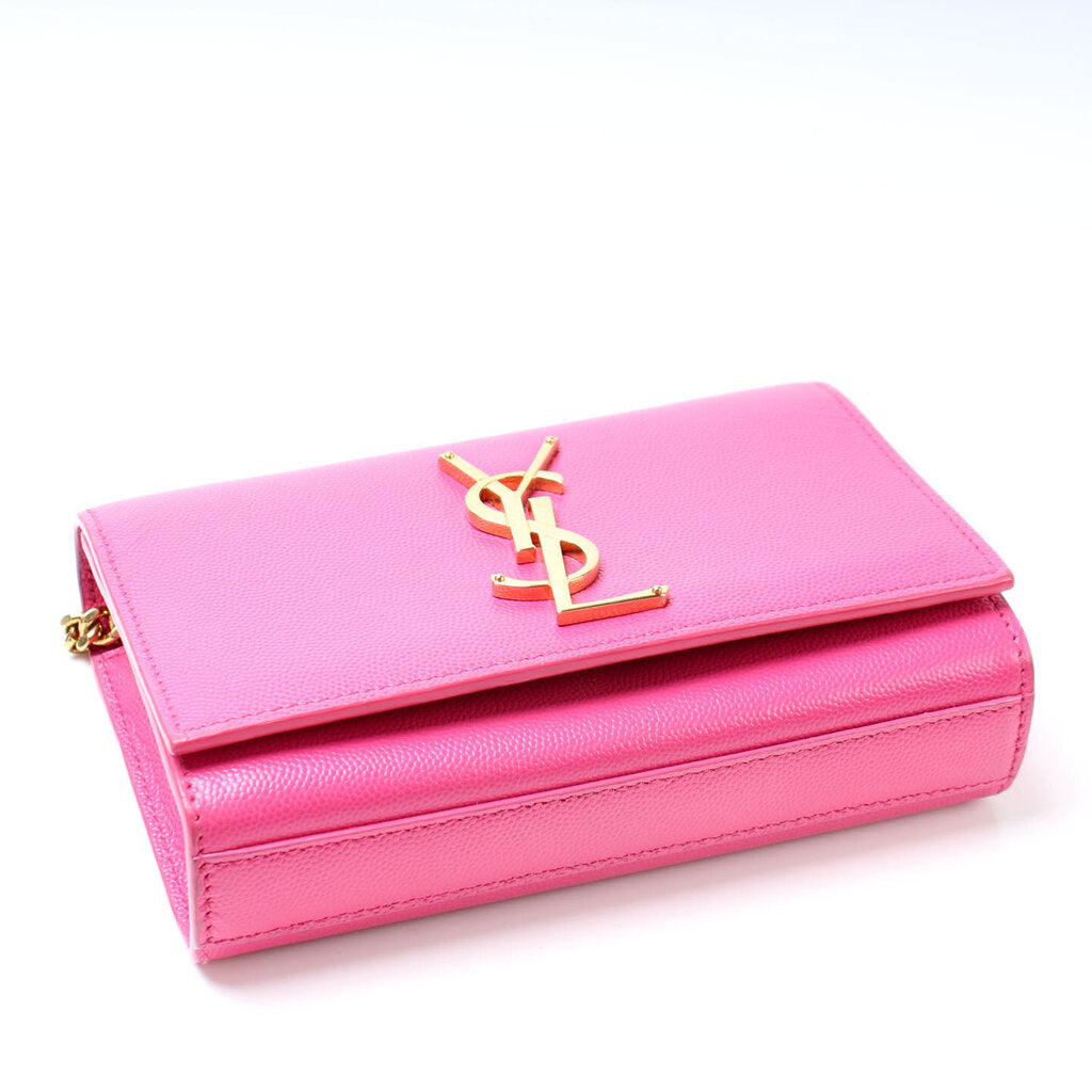 Saint Laurent Kate Satchel Grain Small Bag
