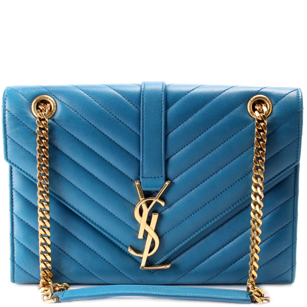 Saint Laurent Chevron Envelope Medium 381667 Bag