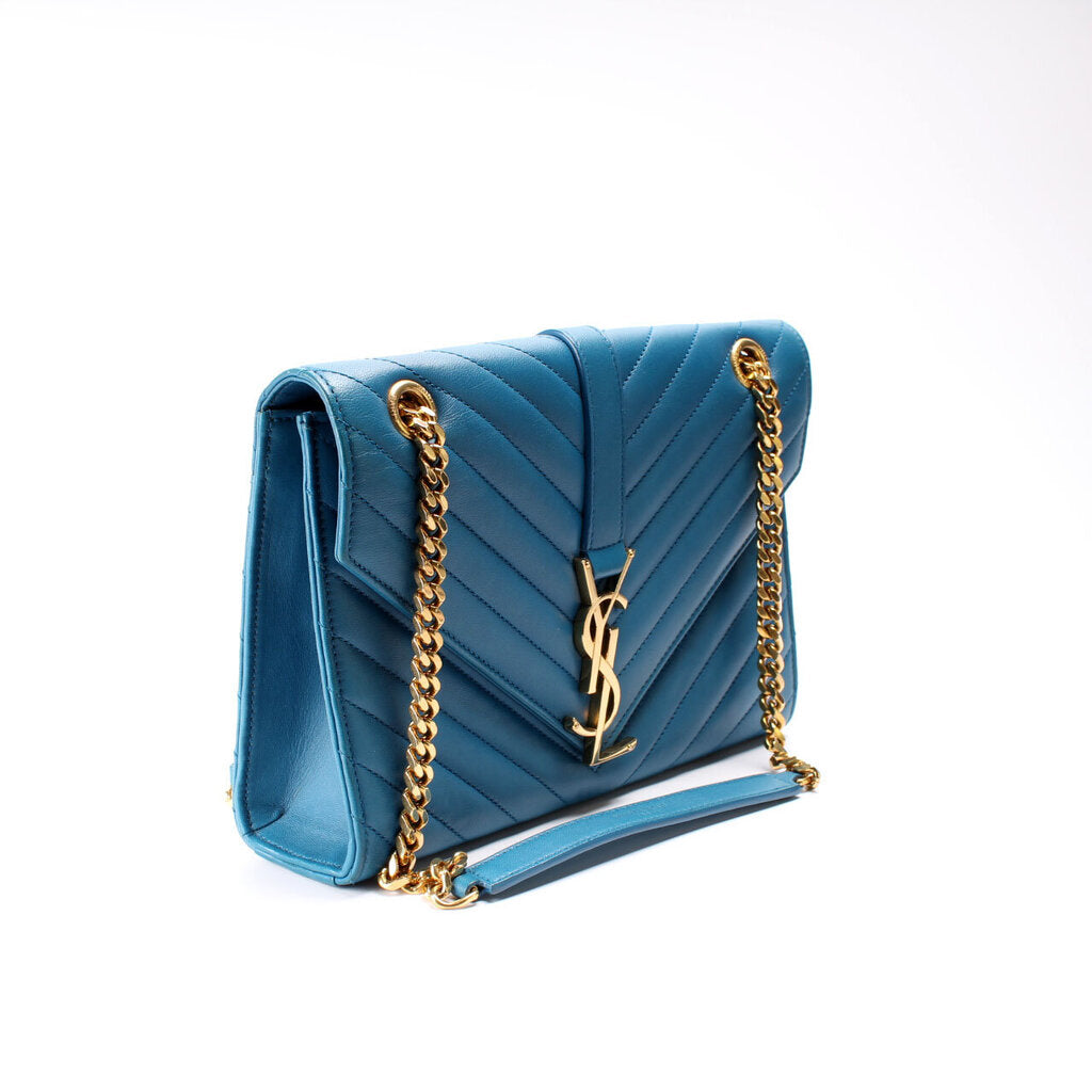 Saint Laurent Chevron Envelope Medium 381667 Bag