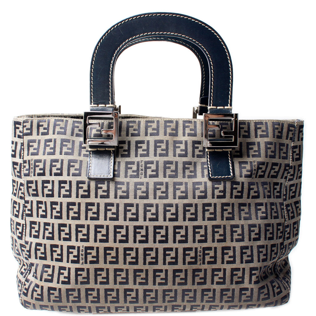 Fendi Zucchino Top Handle Bag