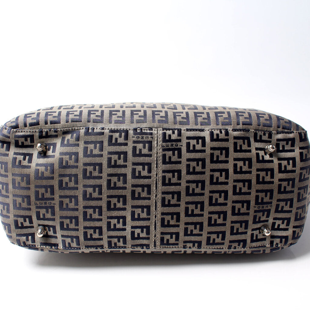Fendi Zucchino Top Handle Bag