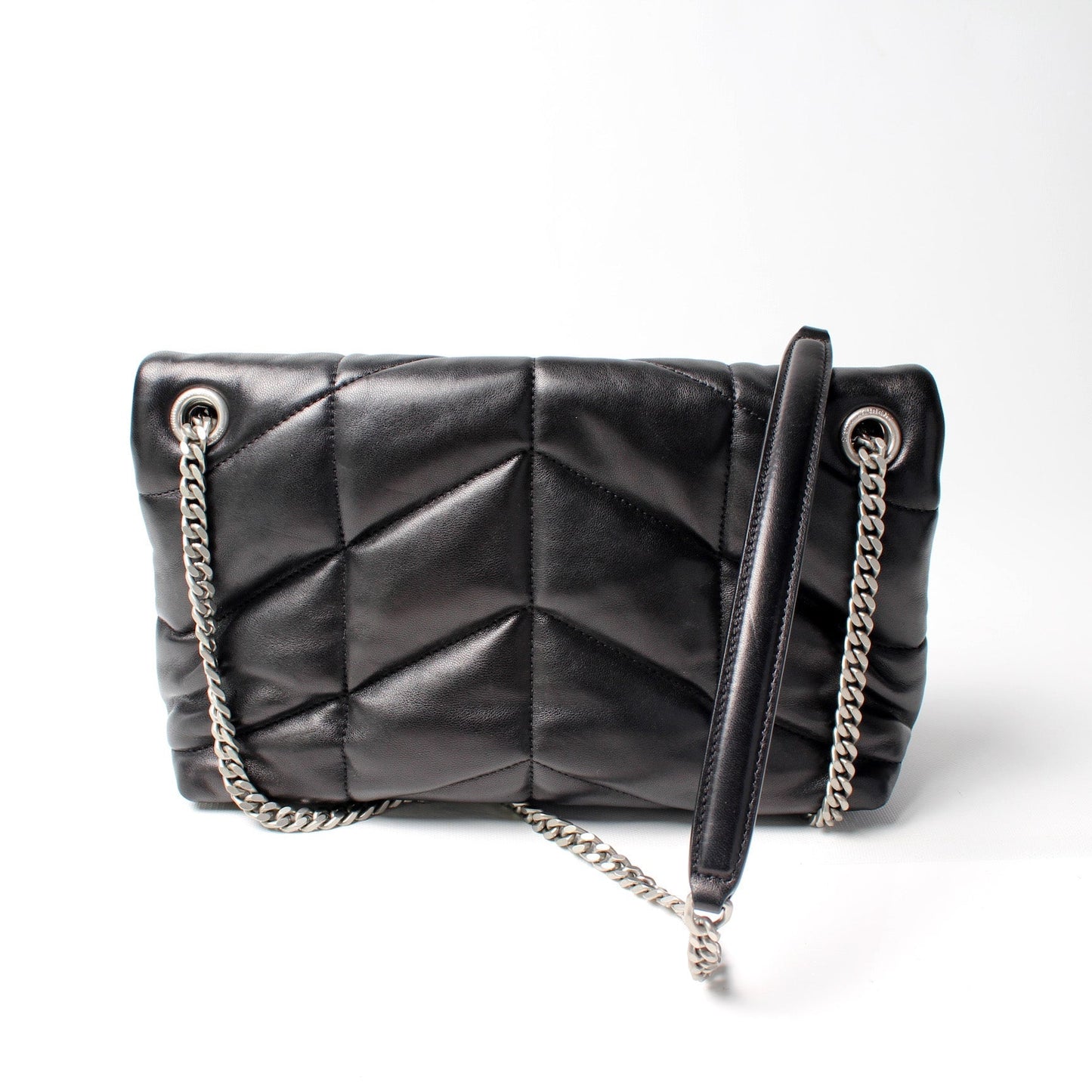 Saint Laurent Puffer Quilted Small Lambskin 577476 Bag