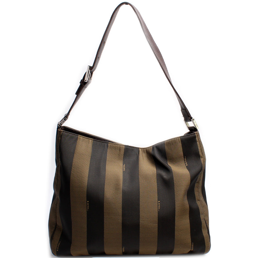 Fendi 22826 Pequin Hobo Bag