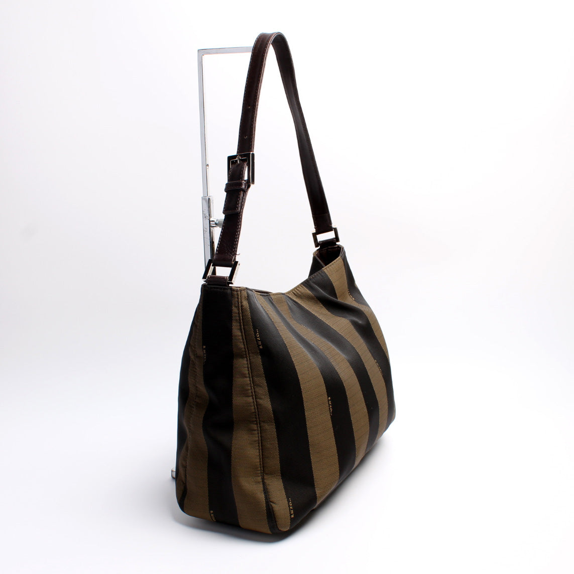 Fendi 22826 Pequin Hobo Bag