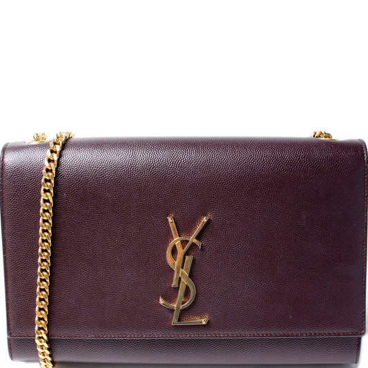 Saint Laurent Kate Satchel Grain Medium 364021 Bag