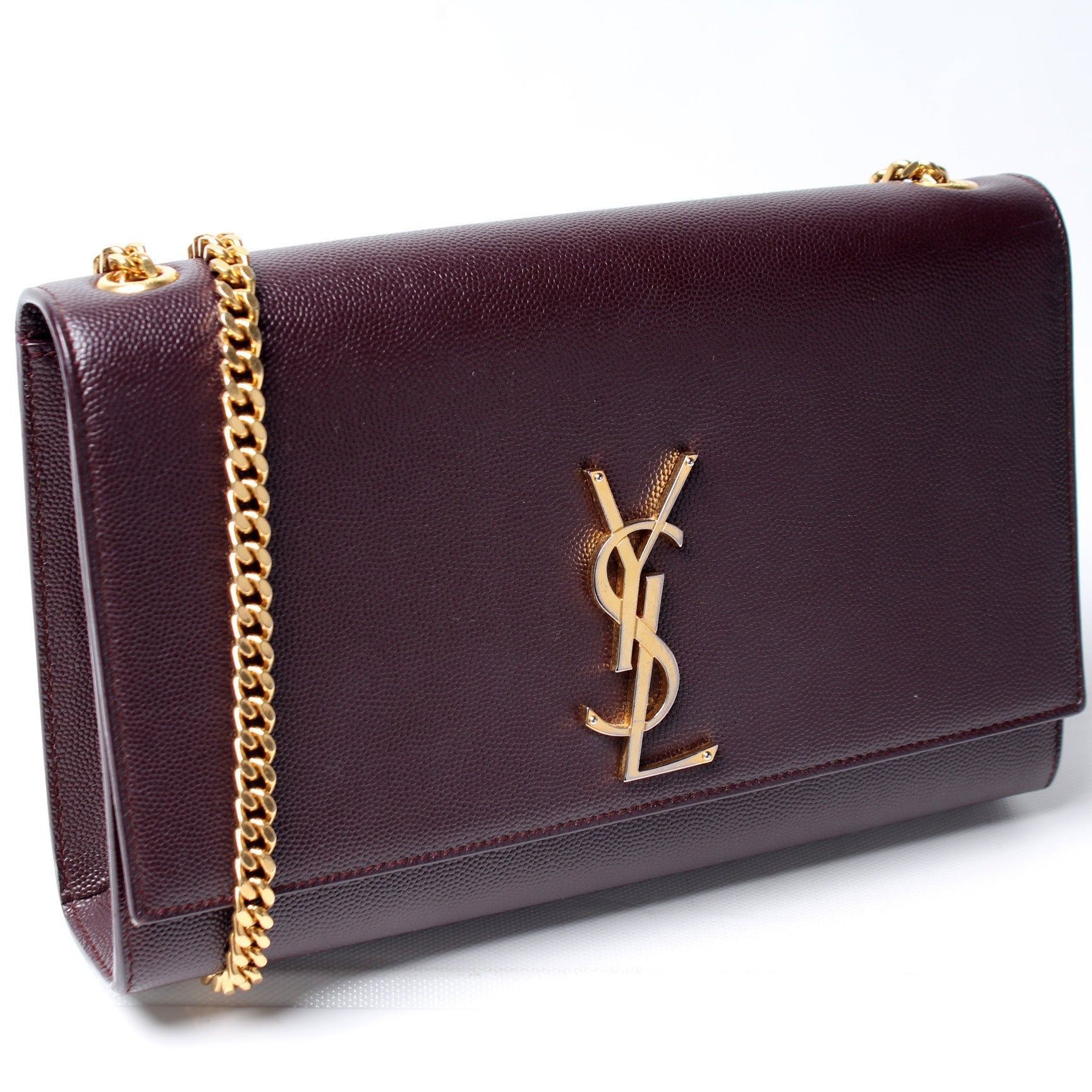 Saint Laurent Kate Satchel Grain Medium 364021 Bag
