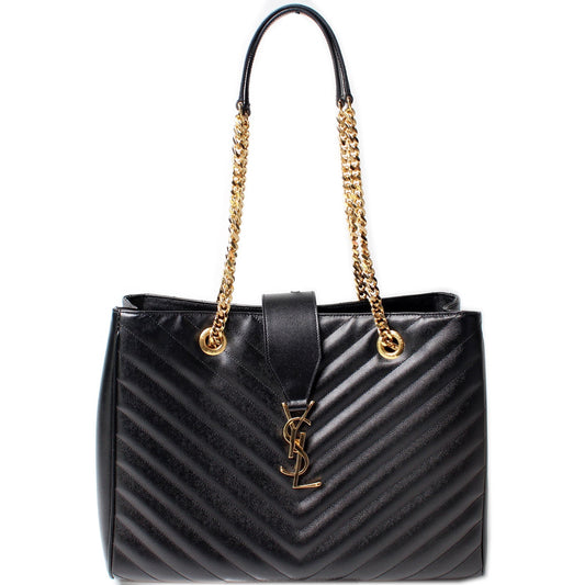 Saint Laurent Grain De Poudre Shopping Tote Bag