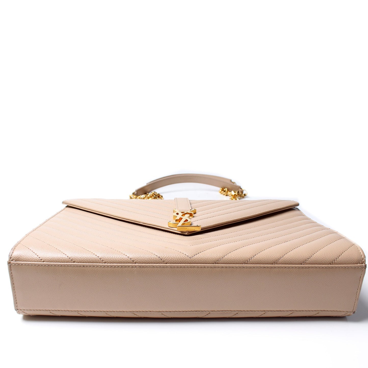 Saint Laurent 393910 Envelope Chevron Large Bag