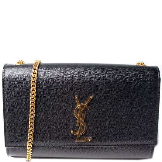 Saint Laurent Kate Satchel Grain Medium 364021 Bag