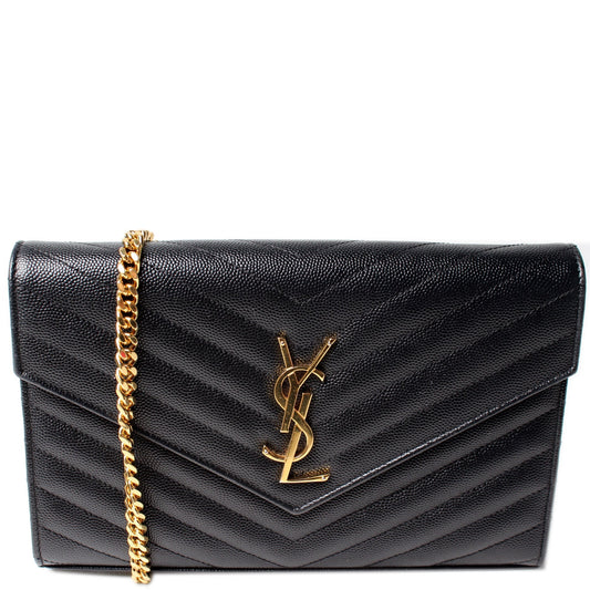 Saint Laurent Grain De Chain Wallet Bag