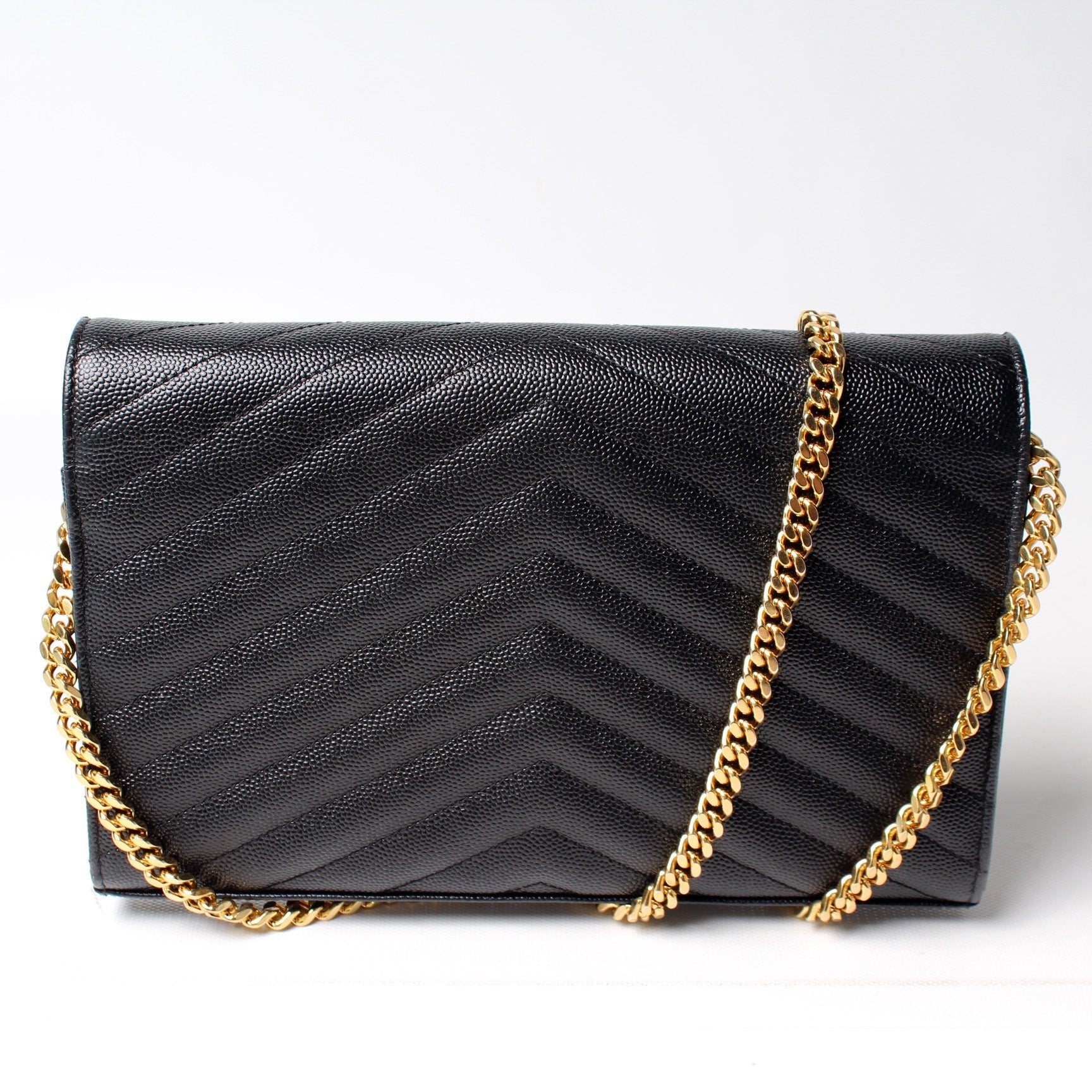 Saint Laurent Grain De Chain Wallet Bag