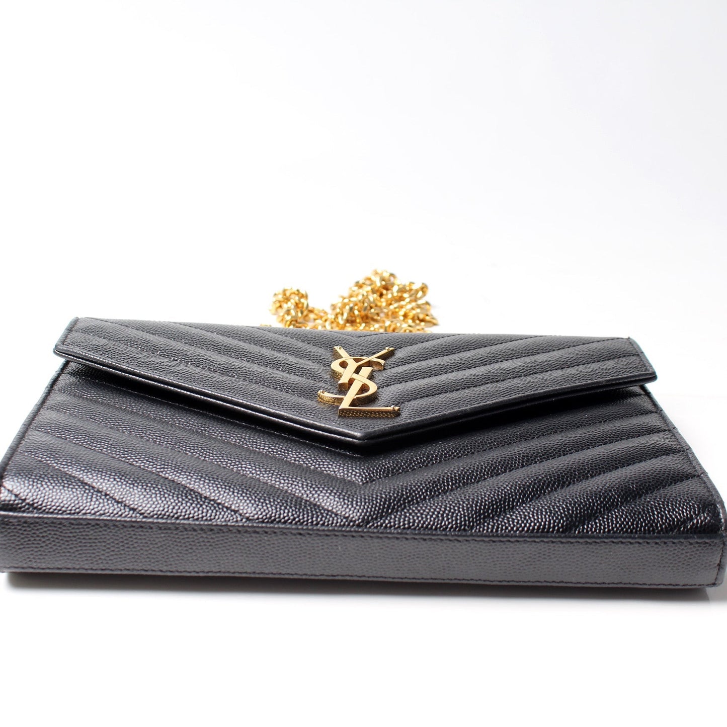 Saint Laurent Grain De Chain Wallet Bag
