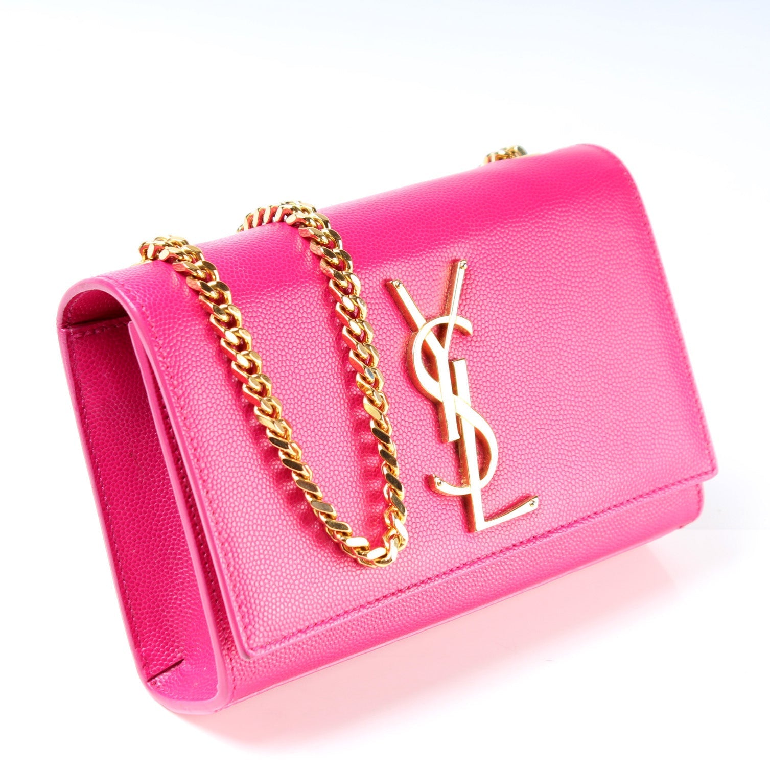 Saint Laurent Kate Grain Satchel Small Bag