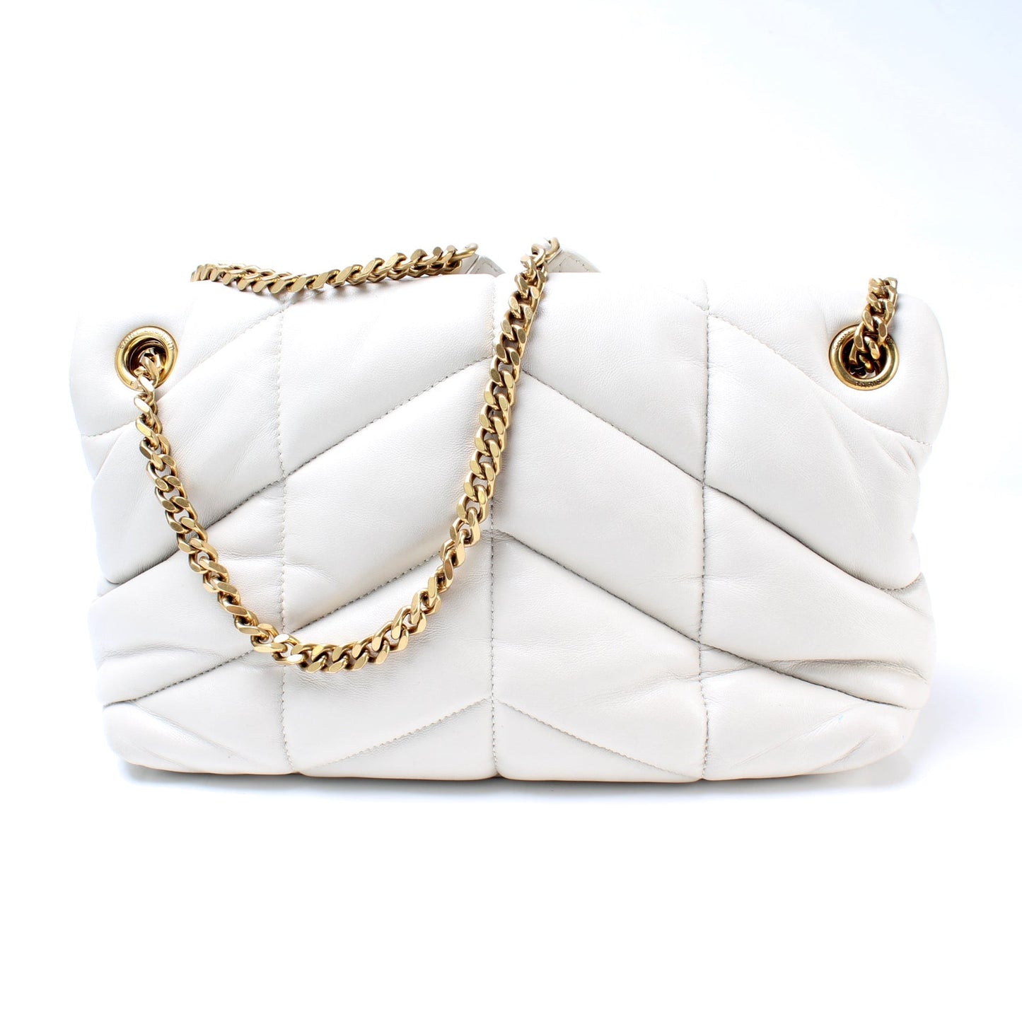 Saint Laurent Puffer Quilted Small Lambskin 577476 Bag