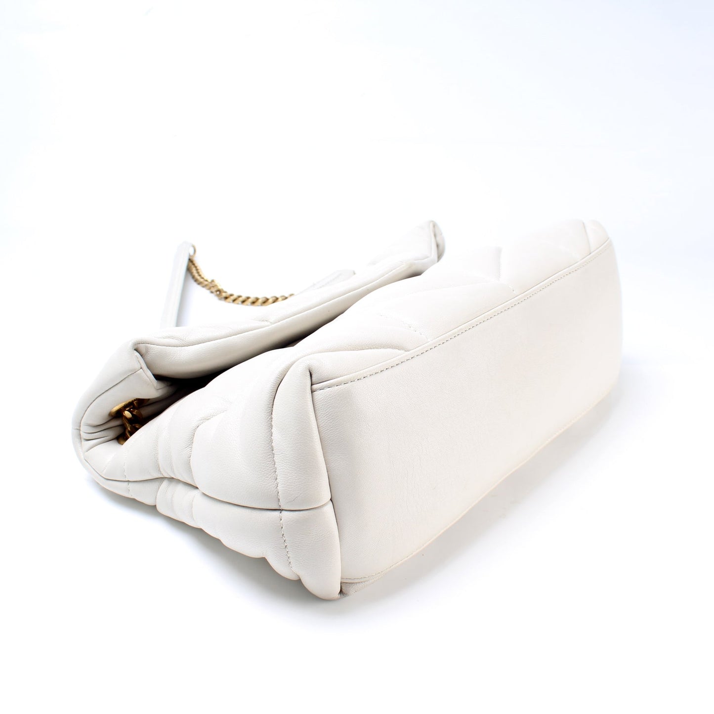 Saint Laurent Puffer Quilted Small Lambskin 577476 Bag