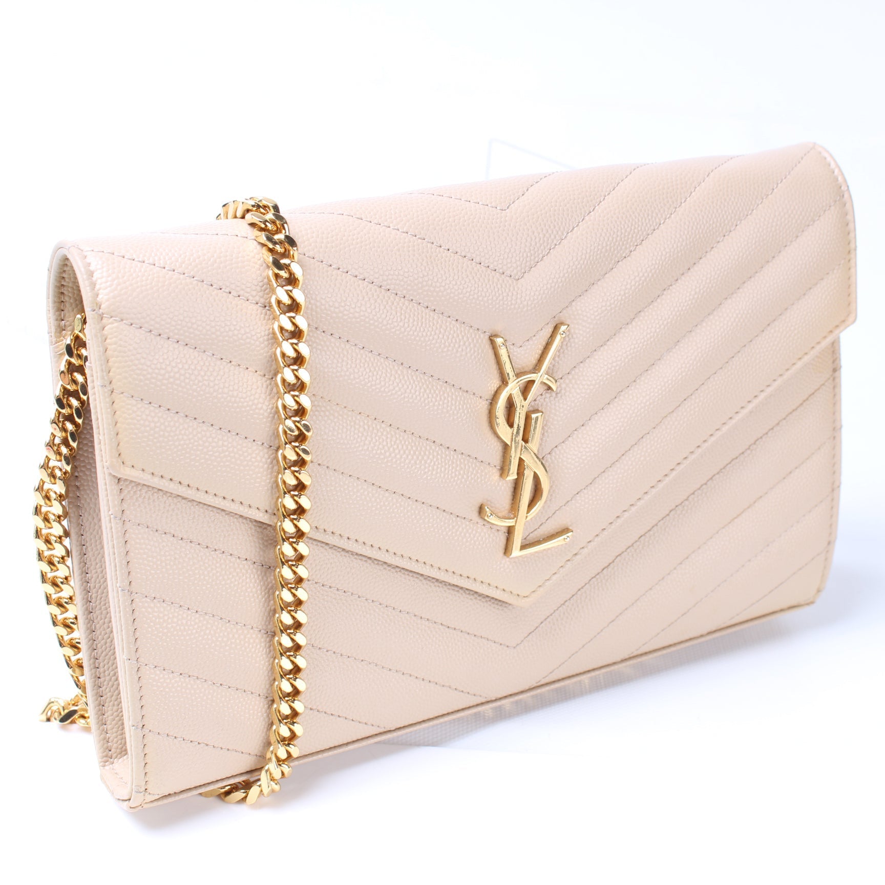 Saint Laurent Grain De Chain Wallet Bag