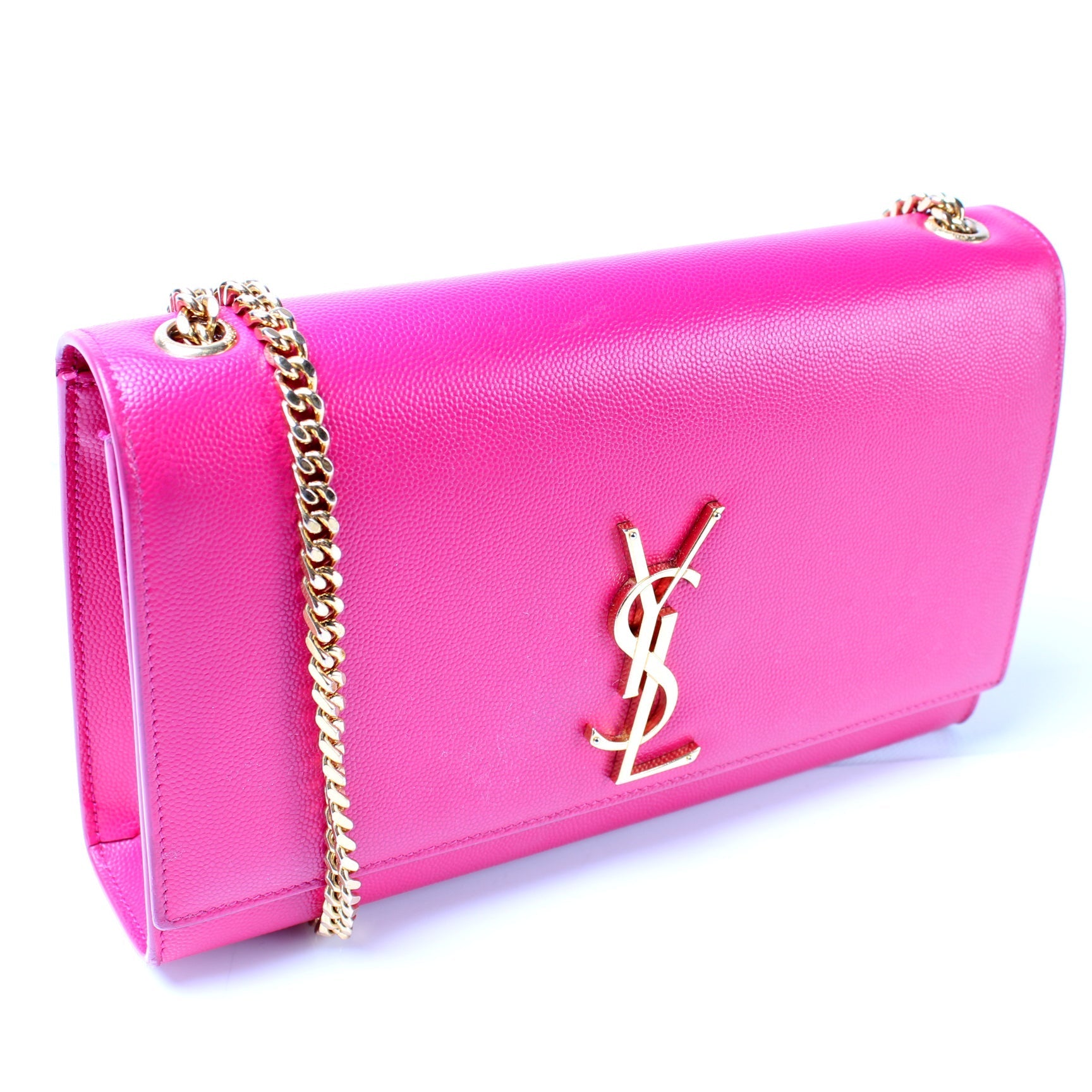 Saint Laurent Kate Satchel Grain Medium Bag