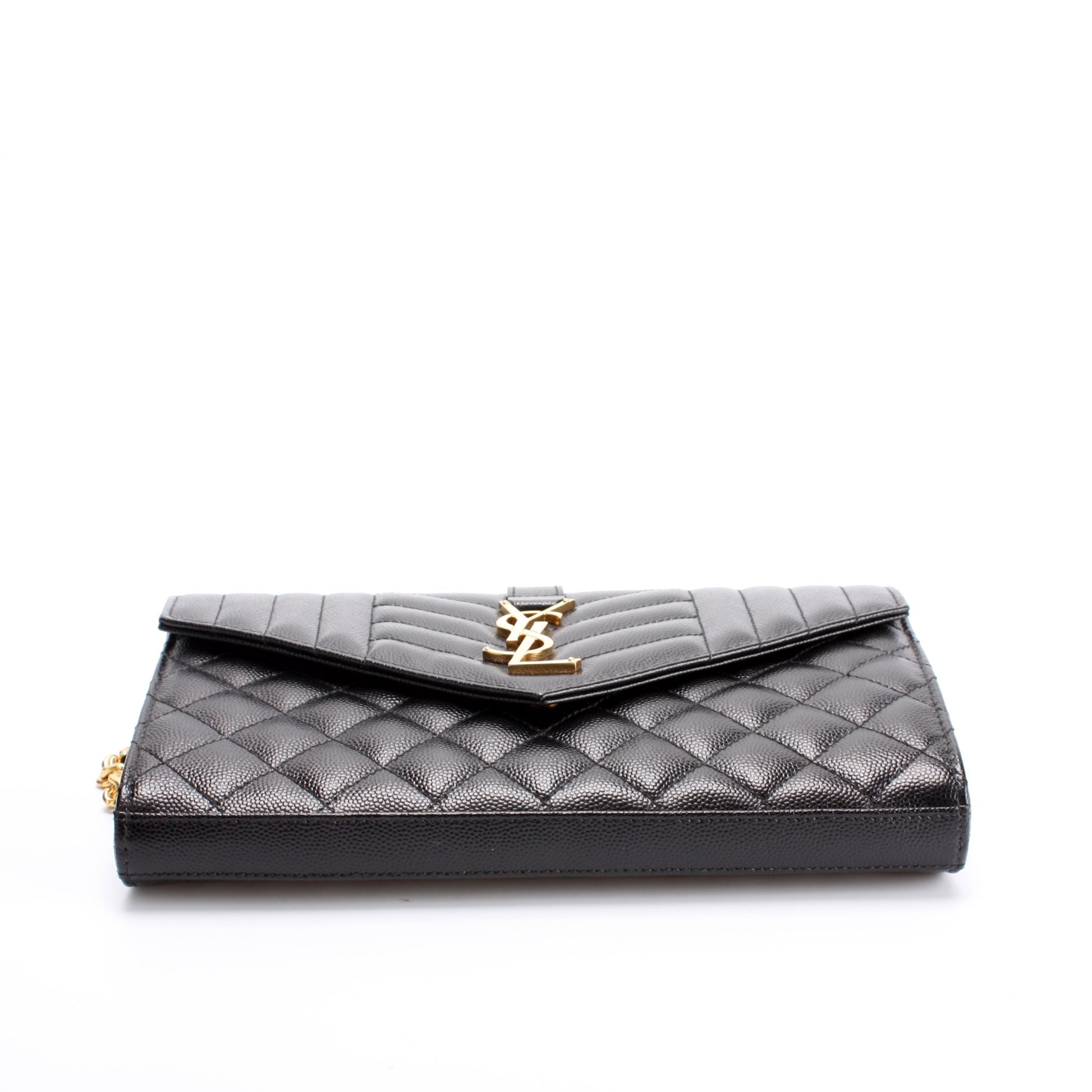 Saint Laurent Chain Wallet Mix Matelasse Bag