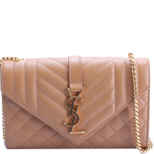 Saint Laurent Envelope Small Chevron Bag