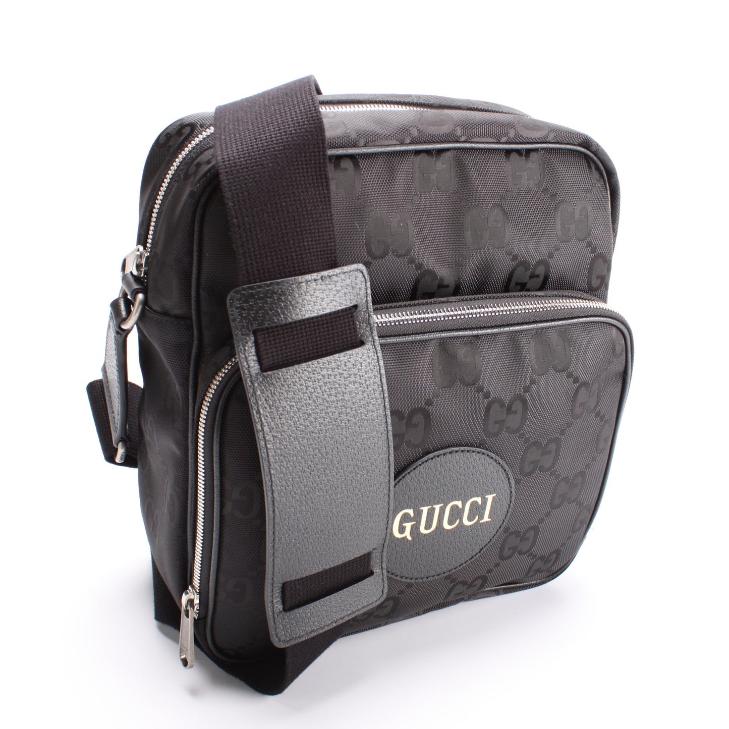 Gucci Nylon Leather Shoulder Bag