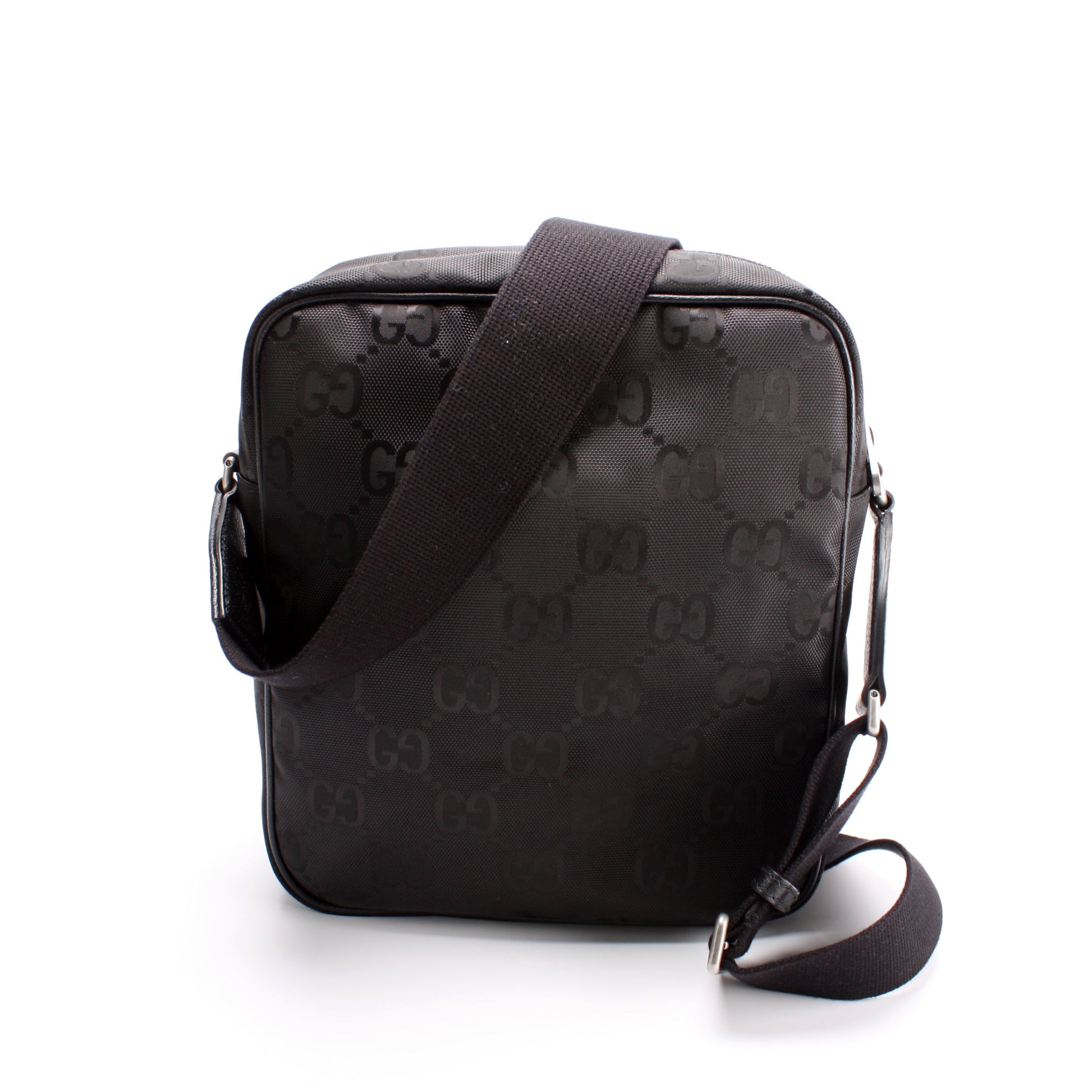 Gucci Nylon Leather Shoulder Bag