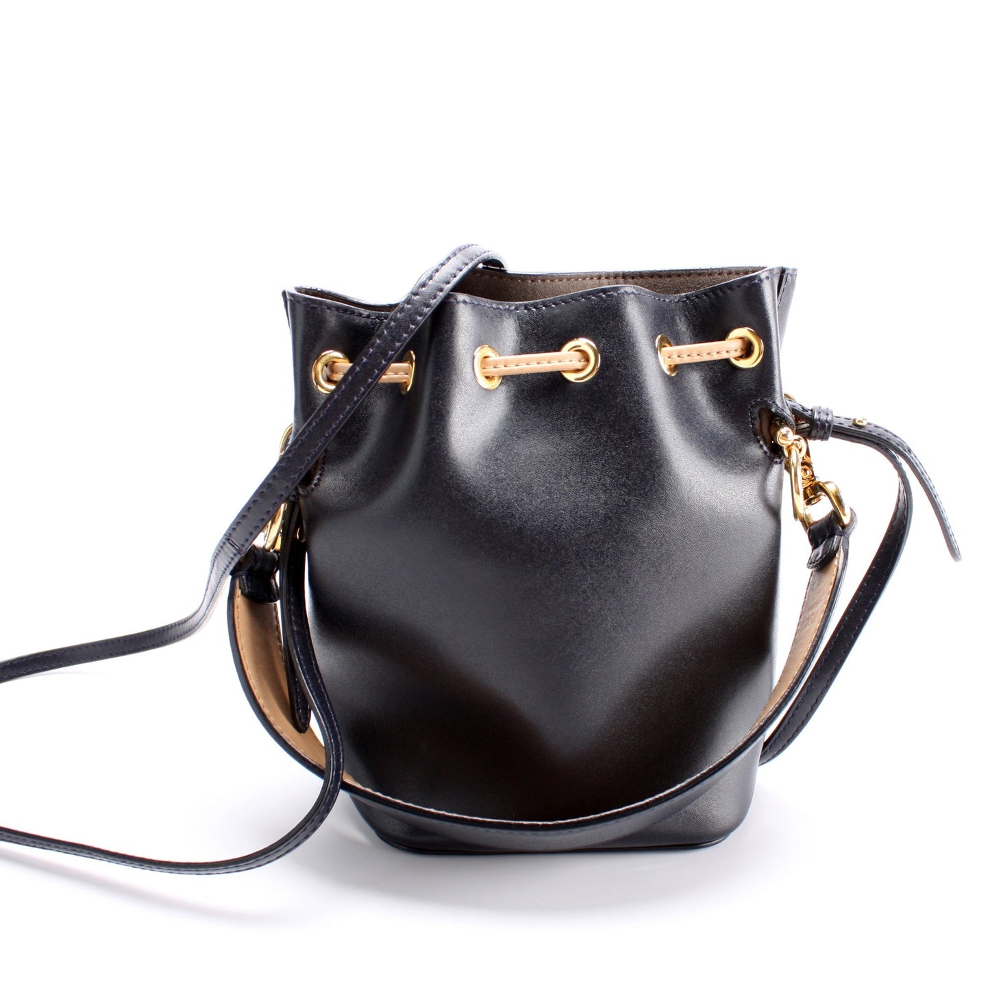 Fendi Mini Mon Tresor Bucket Leather Bag
