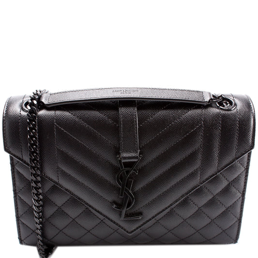 Saint Laurent Envelope Chain Chevron 600185 Bag