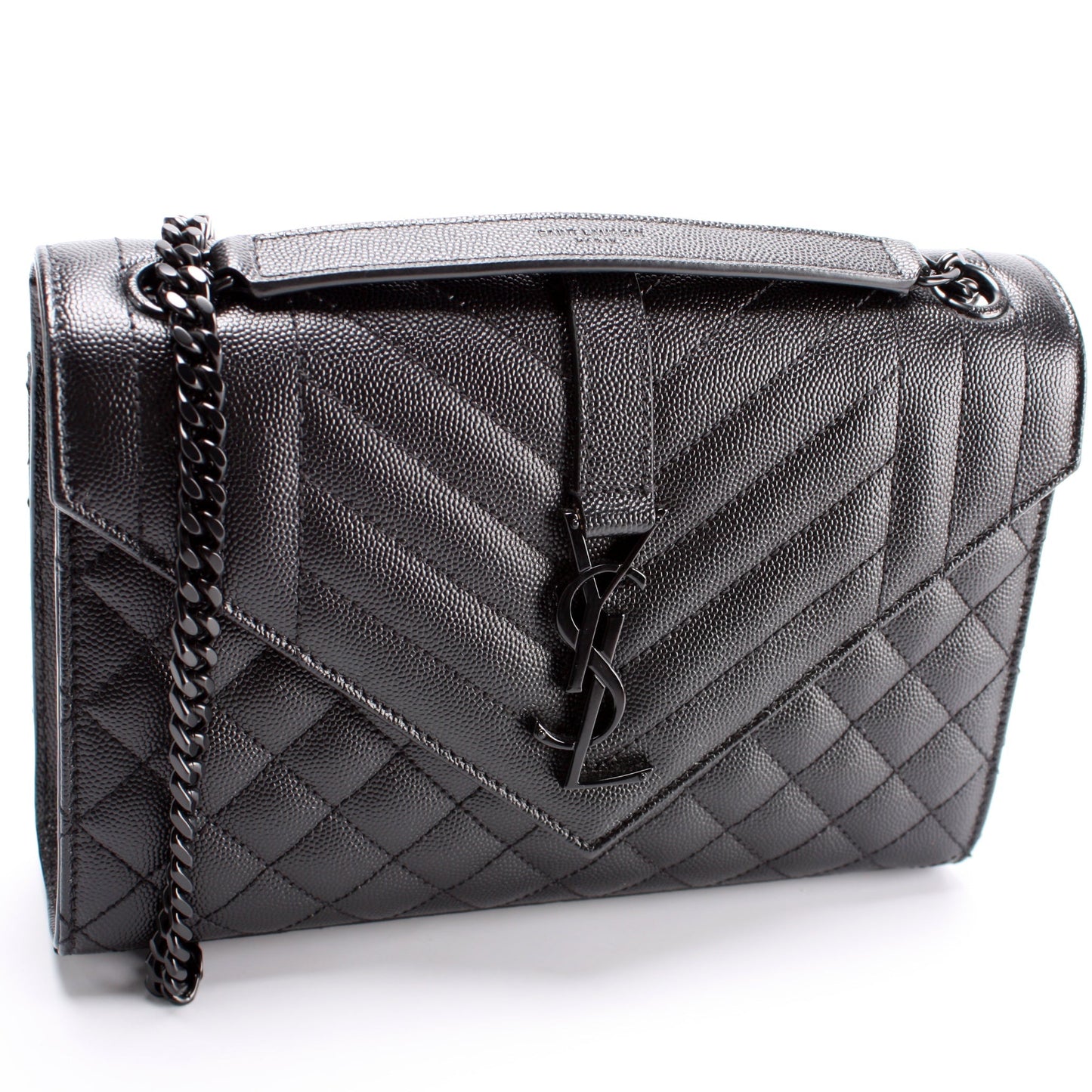 Saint Laurent Envelope Chain Chevron 600185 Bag