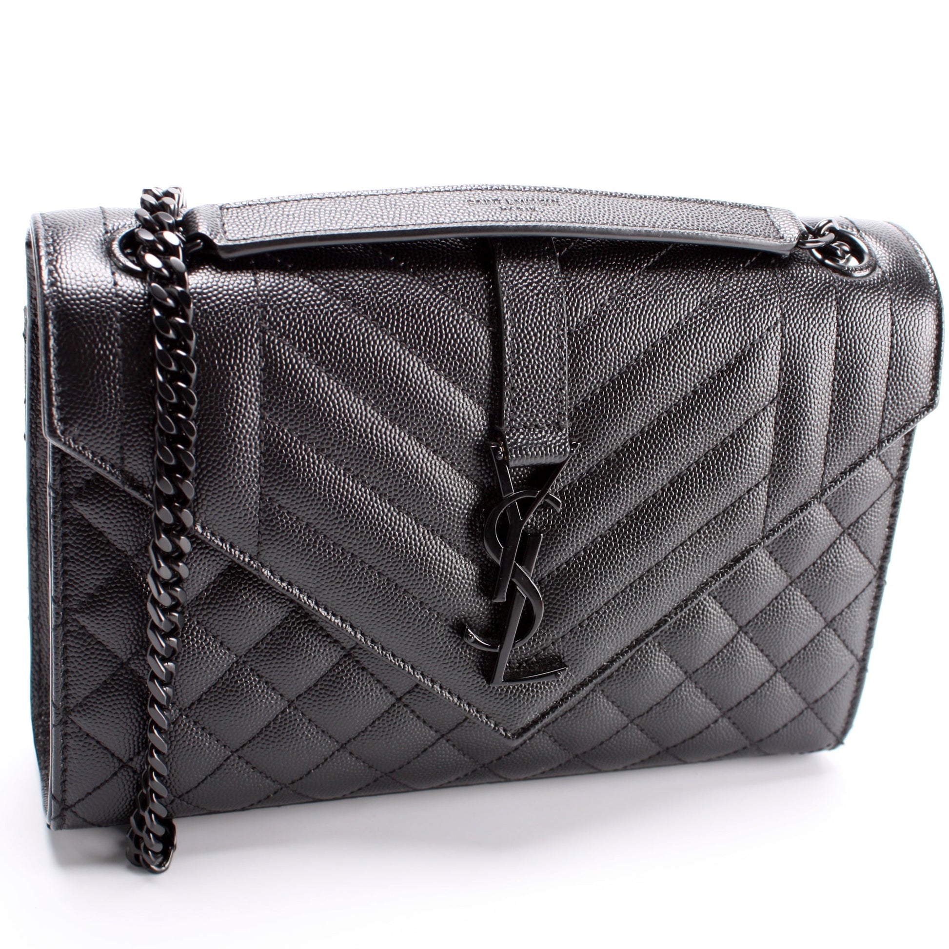 Saint Laurent Envelope Chain Chevron 600185 Bag