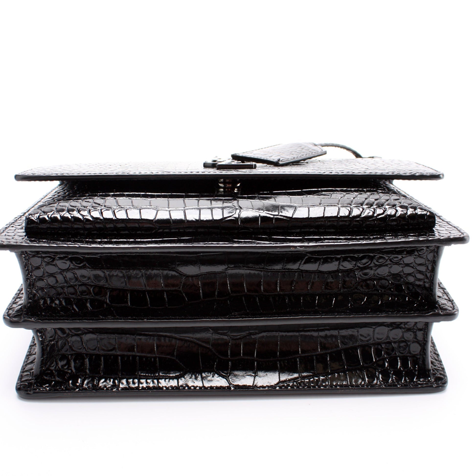 Saint Laurent Sunset Medium Croc 442906 Bag