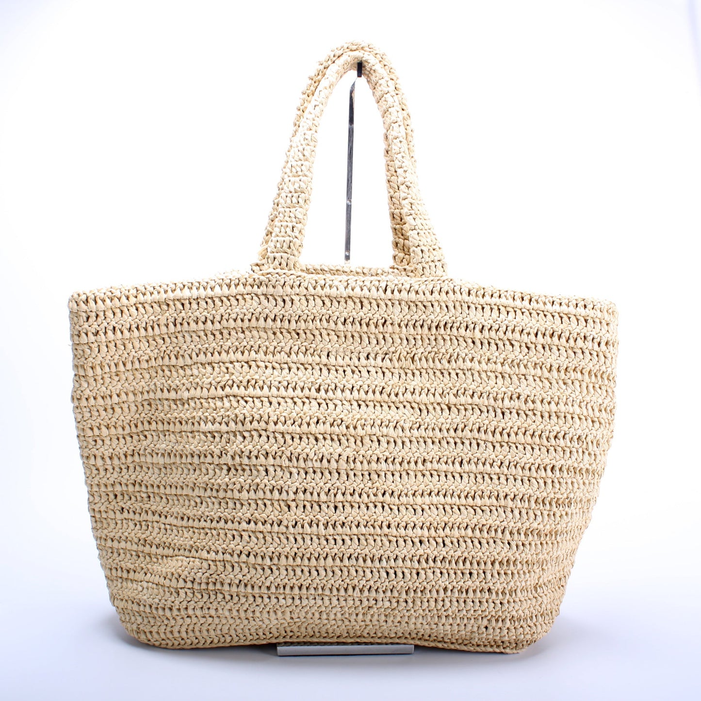 Saint Laurent Rive Gauche Supple Tote Raffia Bag