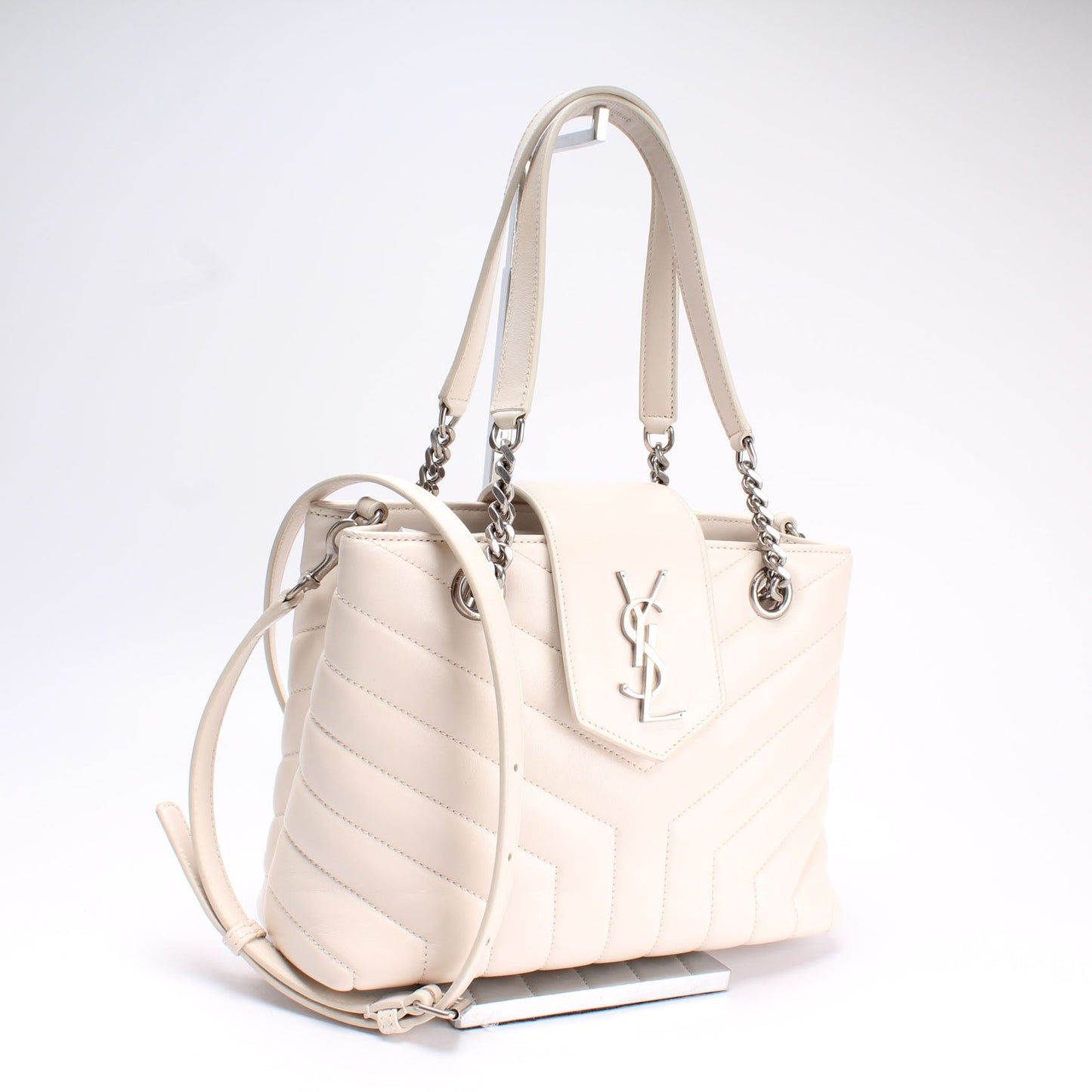 Saint Laurent Loulou Small Shopper Y Quilted Leather Bag