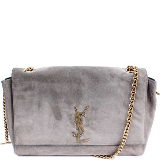 Saint Laurent Kate Satchem Medium Reversible Suede/Leather 553804 Bag